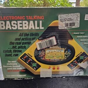 Electronic Talking Baseball Handheld Console - Black